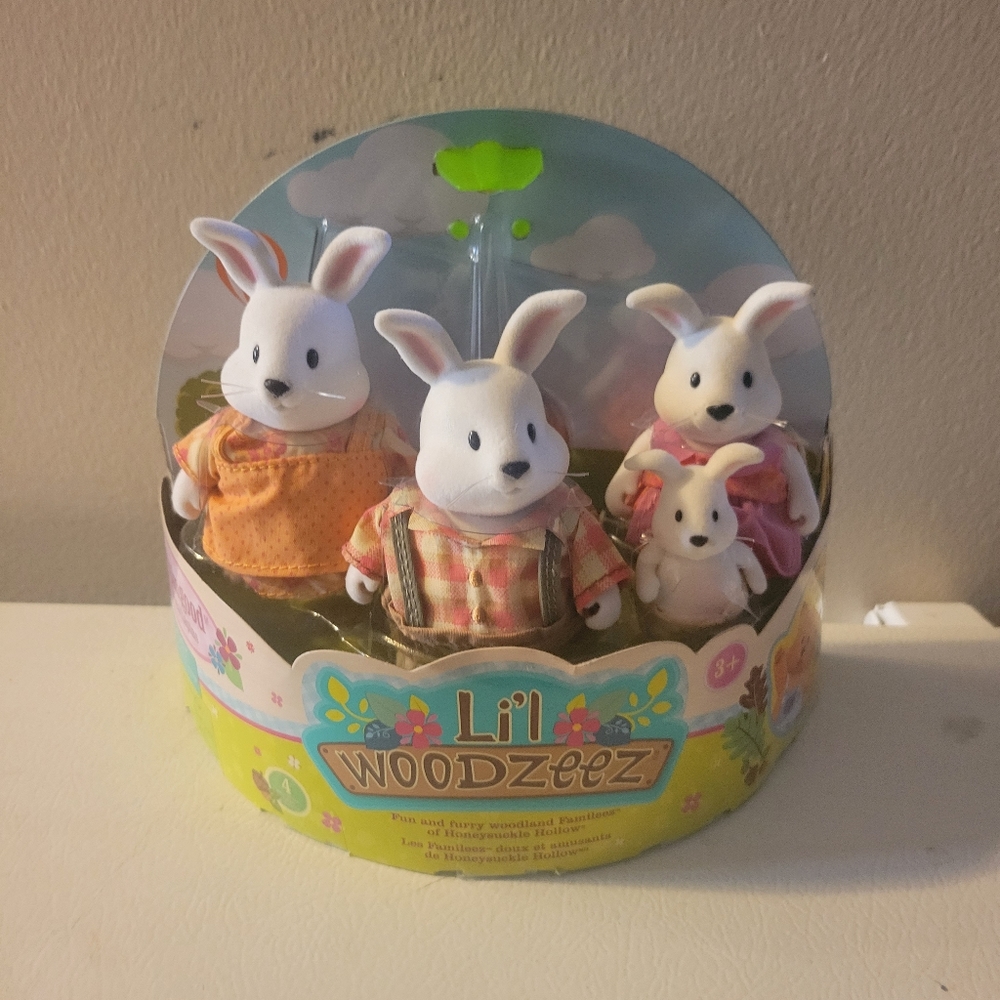 Li'l Woodzeez, Hoppingood Rabbits Toys NIB